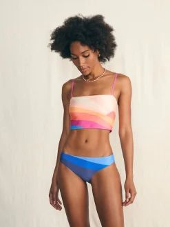 Swim^Faherty Brand Shoreside Soleil Tankini Top - Sun And Wave