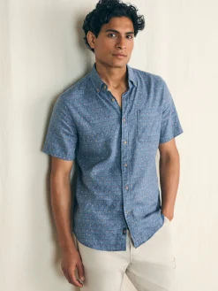 Shirts^Faherty Brand Short-Sleeve Breeze Shirt - Paradise Palm