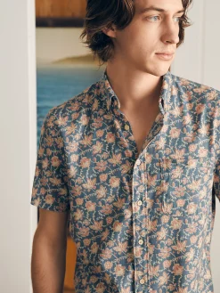 Shirts^Faherty Brand Short-Sleeve Breeze Shirt - Faded Floral Batik