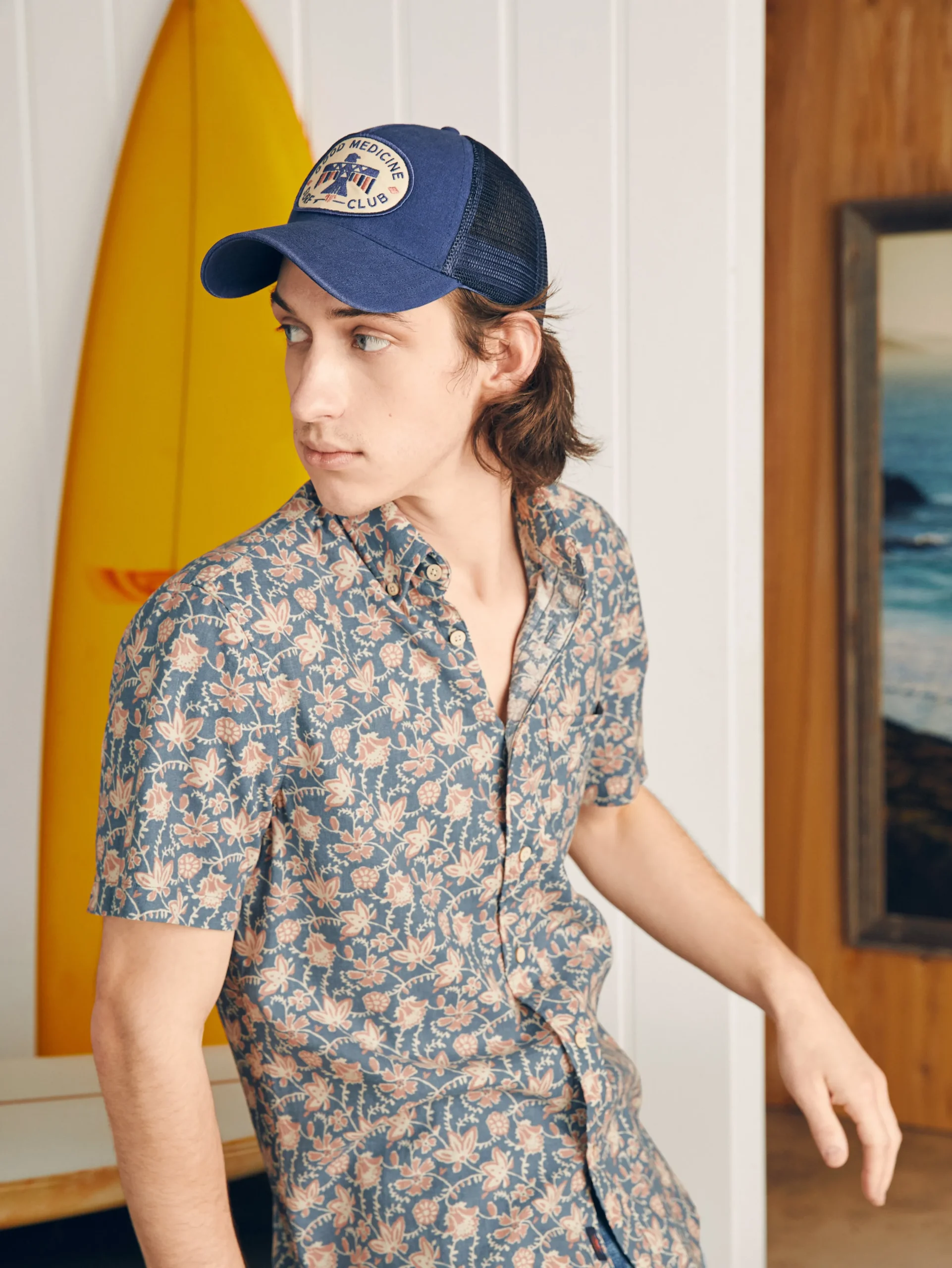 Shirts^Faherty Brand Short-Sleeve Breeze Shirt - Faded Floral Batik