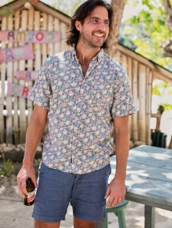 Shirts^Faherty Brand Short-Sleeve Breeze Shirt - Faded Floral Batik