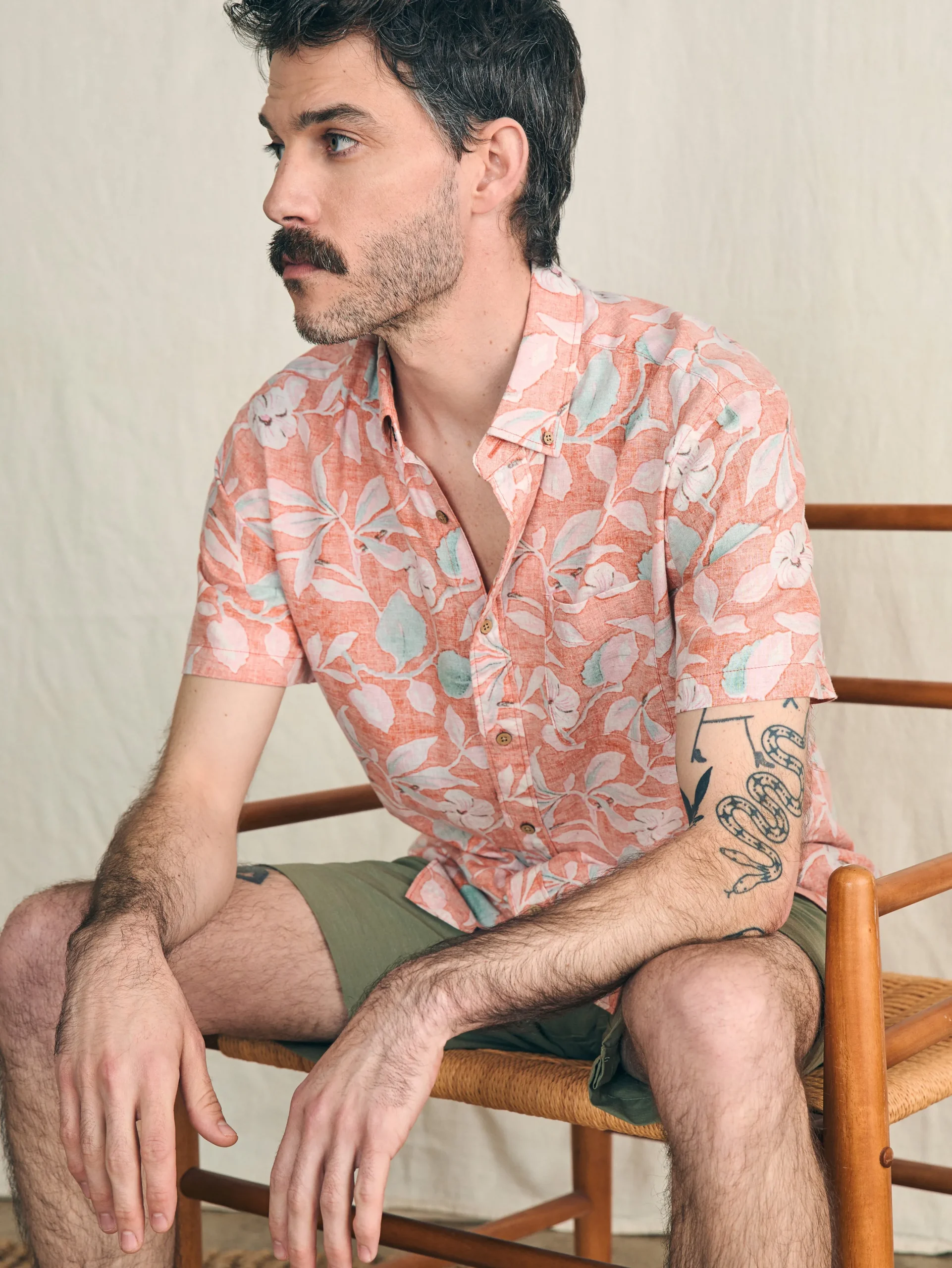 Shirts^Faherty Brand Short-Sleeve Breeze Shirt - Ginger Floral