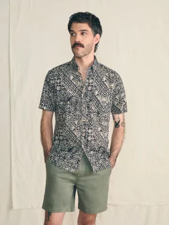 Shirts^Faherty Brand Short-Sleeve Breeze Shirt - Black Kaula