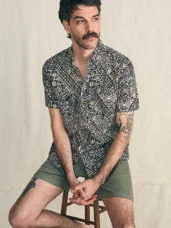 Shirts^Faherty Brand Short-Sleeve Breeze Shirt - Black Kaula