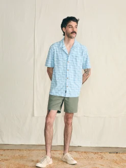 Shirts^Faherty Brand Short-Sleeve Cabana Towel Terry Shirt - Endless Peaks