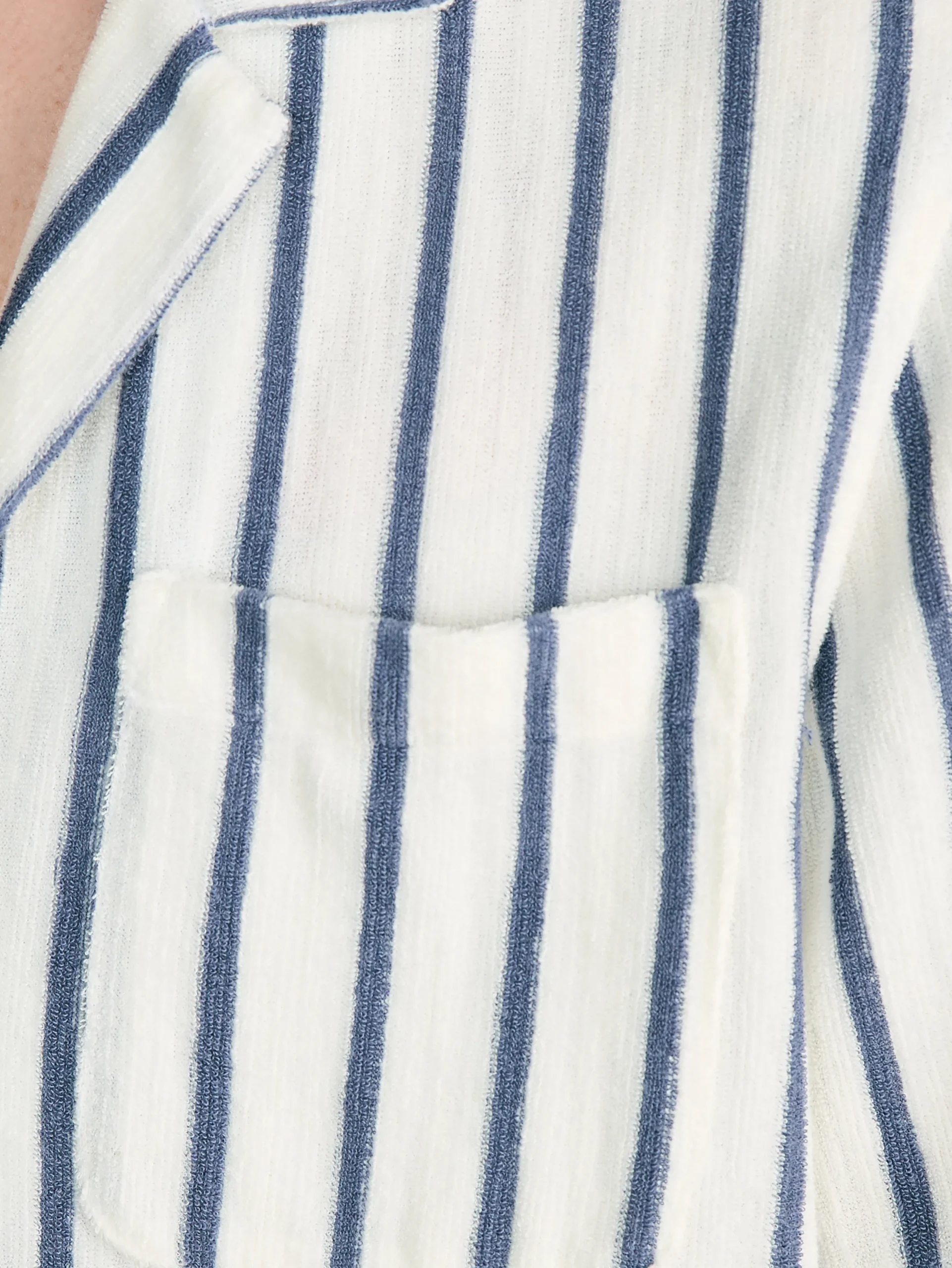 Shirts^Faherty Brand Short-Sleeve Cabana Towel Terry Shirt - Ivory Storm Stripe