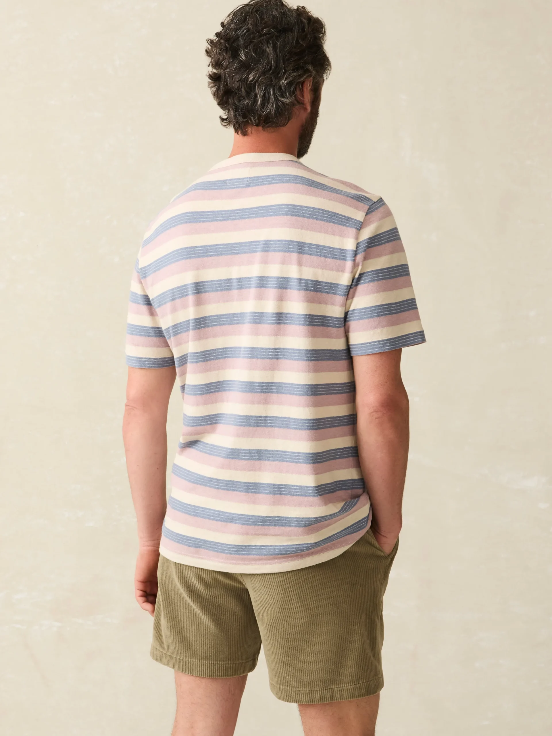 T-Shirts & Henleys^Faherty Brand Short-Sleeve Hemp Blend Tee - Autumn Beach Ombre