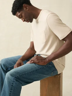 T-Shirts & Henleys^Faherty Brand Short-Sleeve Hemp Blend Tee - Dusty Ivory
