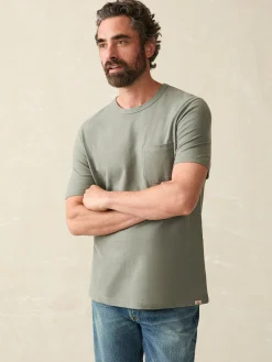 T-Shirts & Henleys^Faherty Brand Short-Sleeve Hemp Blend Tee - Olive Dusk