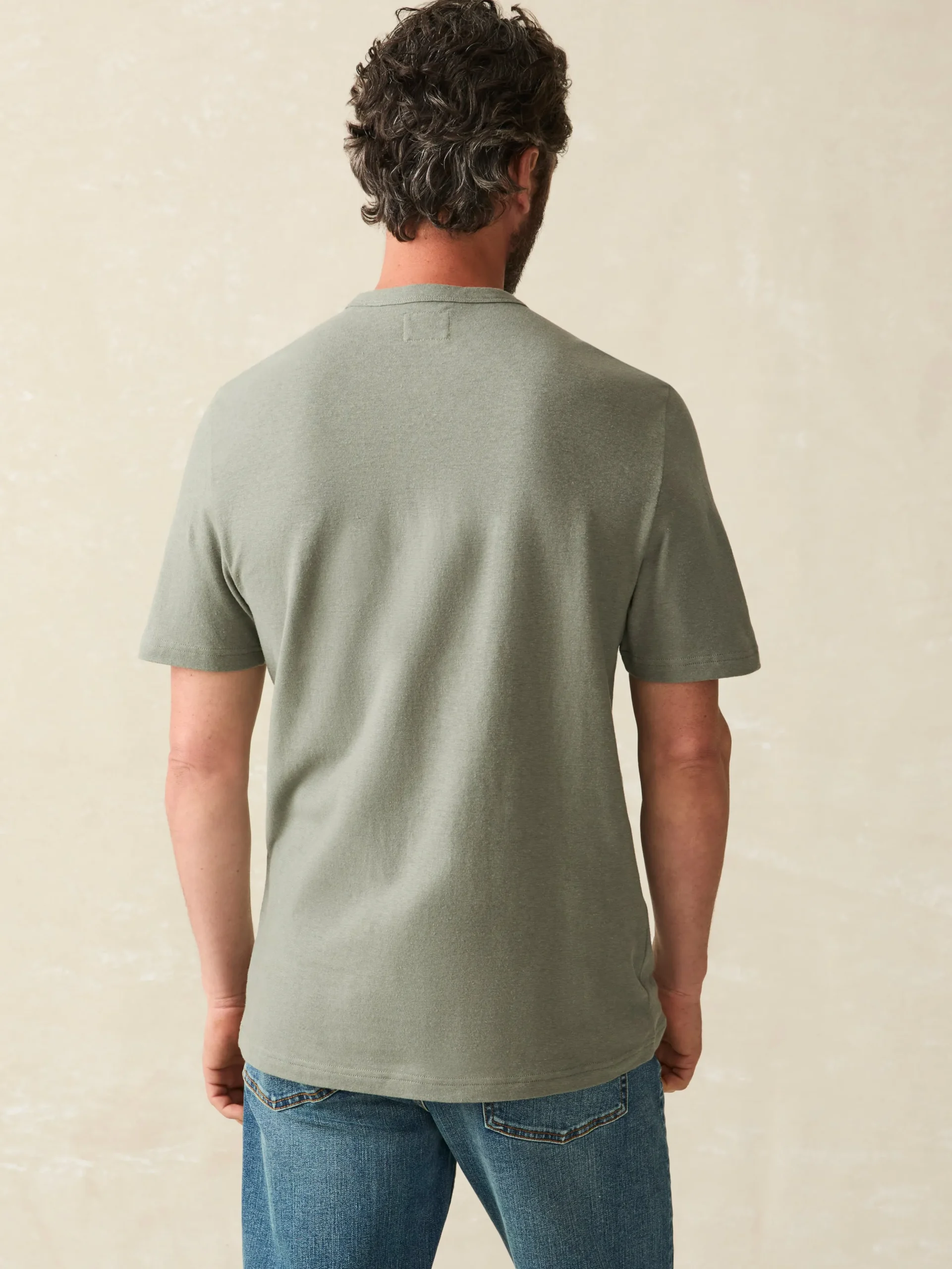 T-Shirts & Henleys^Faherty Brand Short-Sleeve Hemp Blend Tee - Olive Dusk