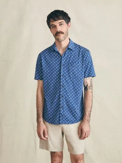 Shirts^Faherty Brand Short-Sleeve Hermosa Knit Shirt - Navy Atlas