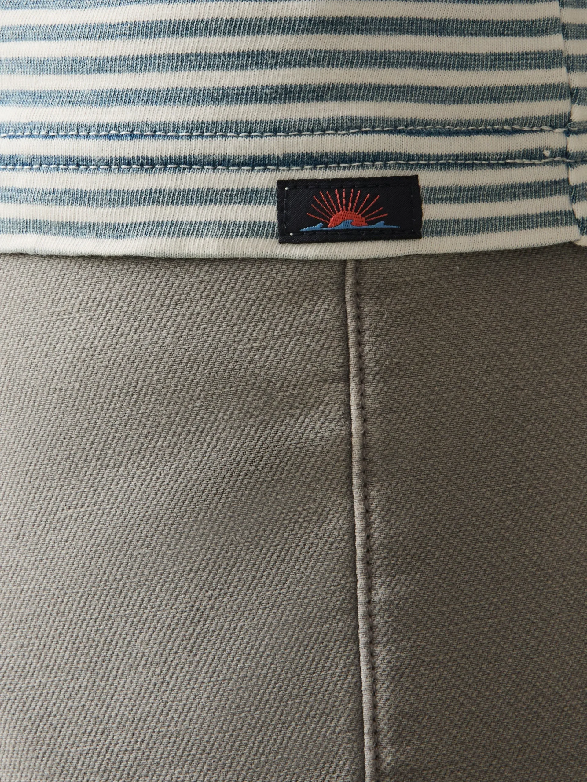 T-Shirts & Henleys^Faherty Brand Short-Sleeve Indigo Pocket Tee - Azure Stream Stripe