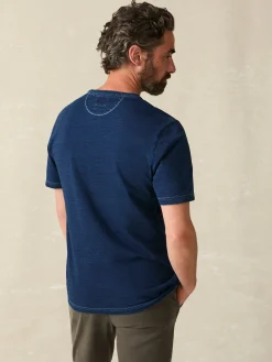 T-Shirts & Henleys^Faherty Brand Short-Sleeve Indigo Pocket Tee - Midnight Wash