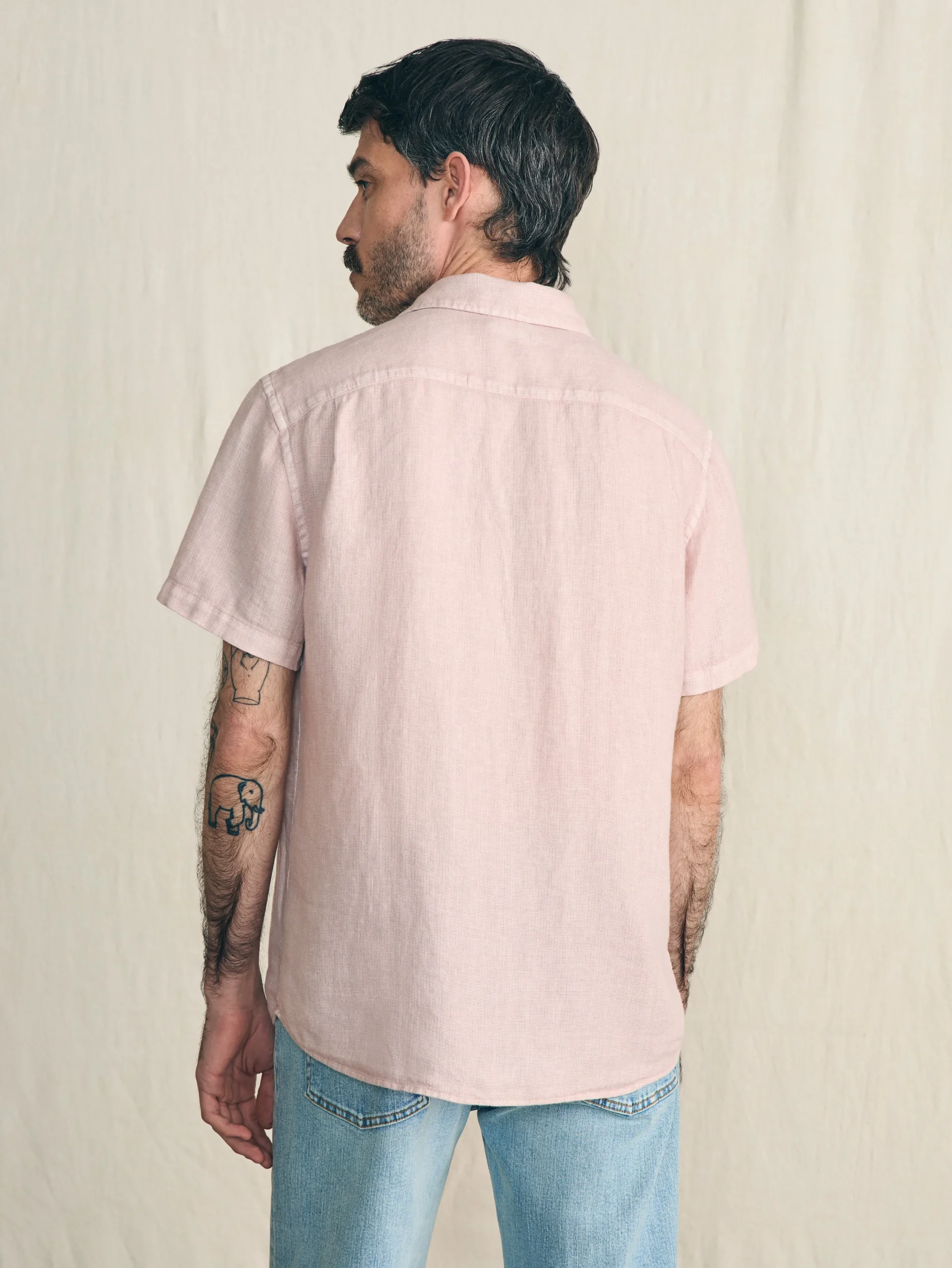 Shirts^Faherty Brand Short-Sleeve Palma Linen Shirt - Coastal Mauve
