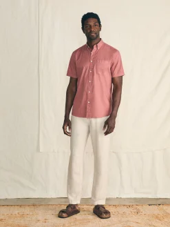 Shirts^Faherty Brand Short-Sleeve Stretch Playa Shirt - Faded Flag