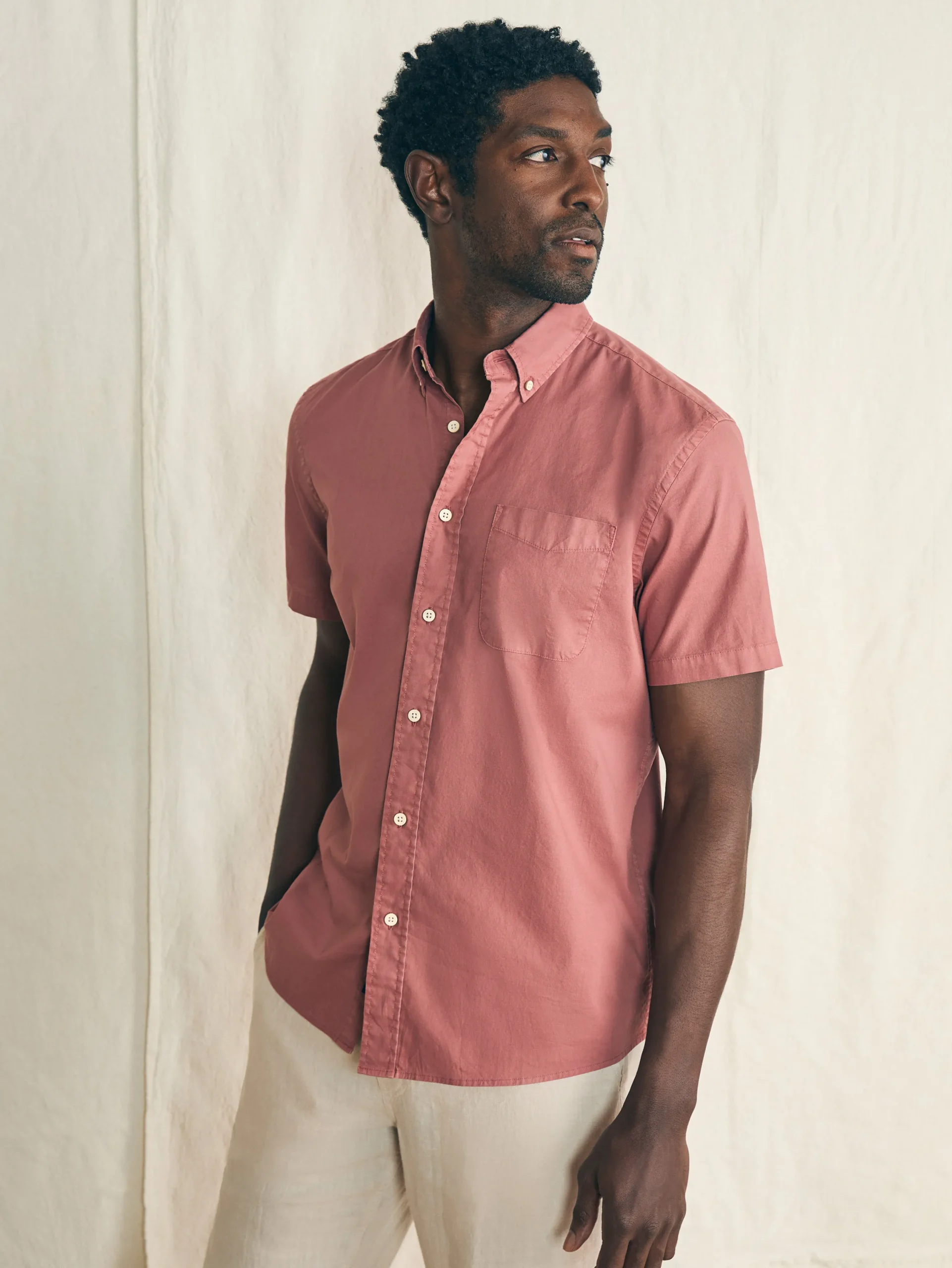 Shirts^Faherty Brand Short-Sleeve Stretch Playa Shirt - Faded Flag
