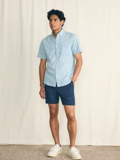 Shirts^Faherty Brand Short-Sleeve Stretch Playa Shirt (Tall) - South Pacific Geo