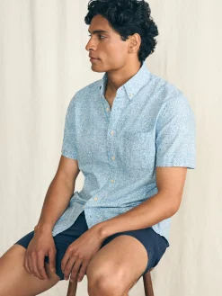 Shirts^Faherty Brand Short-Sleeve Stretch Playa Shirt (Tall) - South Pacific Geo