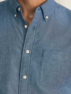 Shirts^Faherty Brand Short-Sleeve Stretch Playa Shirt (Tall) - Weathered Blue