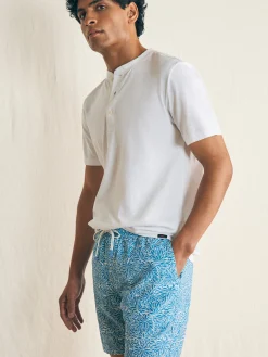 T-Shirts & Henleys^Faherty Brand Short-Sleeve Sunwashed Henley - White