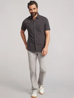 Shirts^Faherty Brand Short-Sleeve Sunwashed Knit Shirt (Tall) - Washed Black