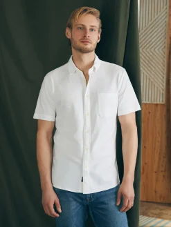 Shirts^Faherty Brand Short-Sleeve Sunwashed Knit Shirt (Single Pocket) (Tall) - White