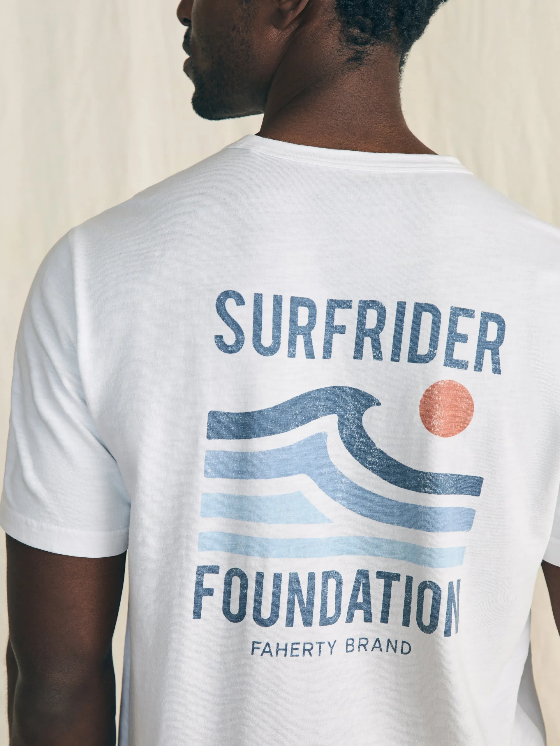 T-Shirts & Henleys^Faherty Brand Short-Sleeve Surfrider Sunwashed Pocket Tee - White
