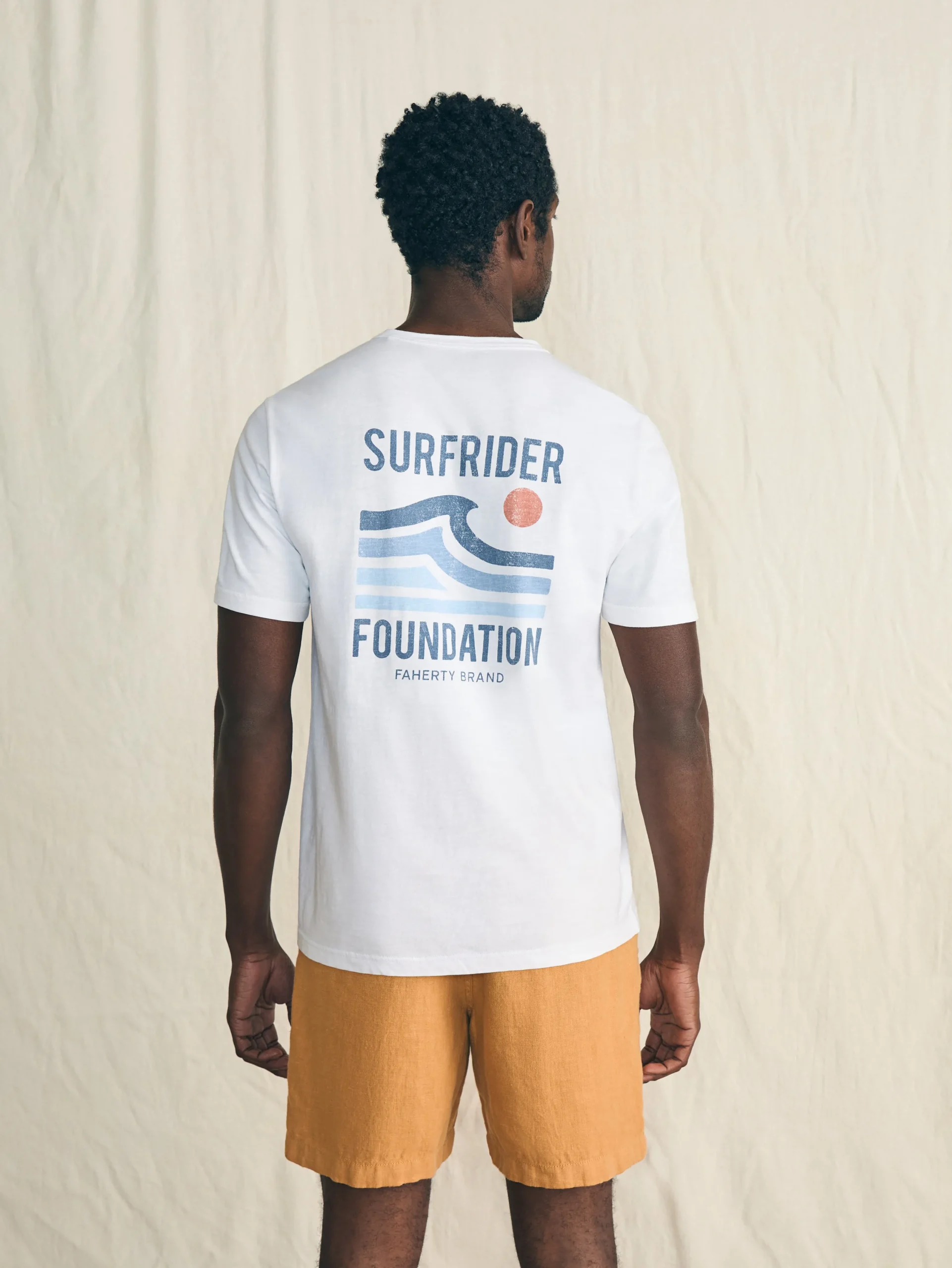 T-Shirts & Henleys^Faherty Brand Short-Sleeve Surfrider Sunwashed Pocket Tee - White