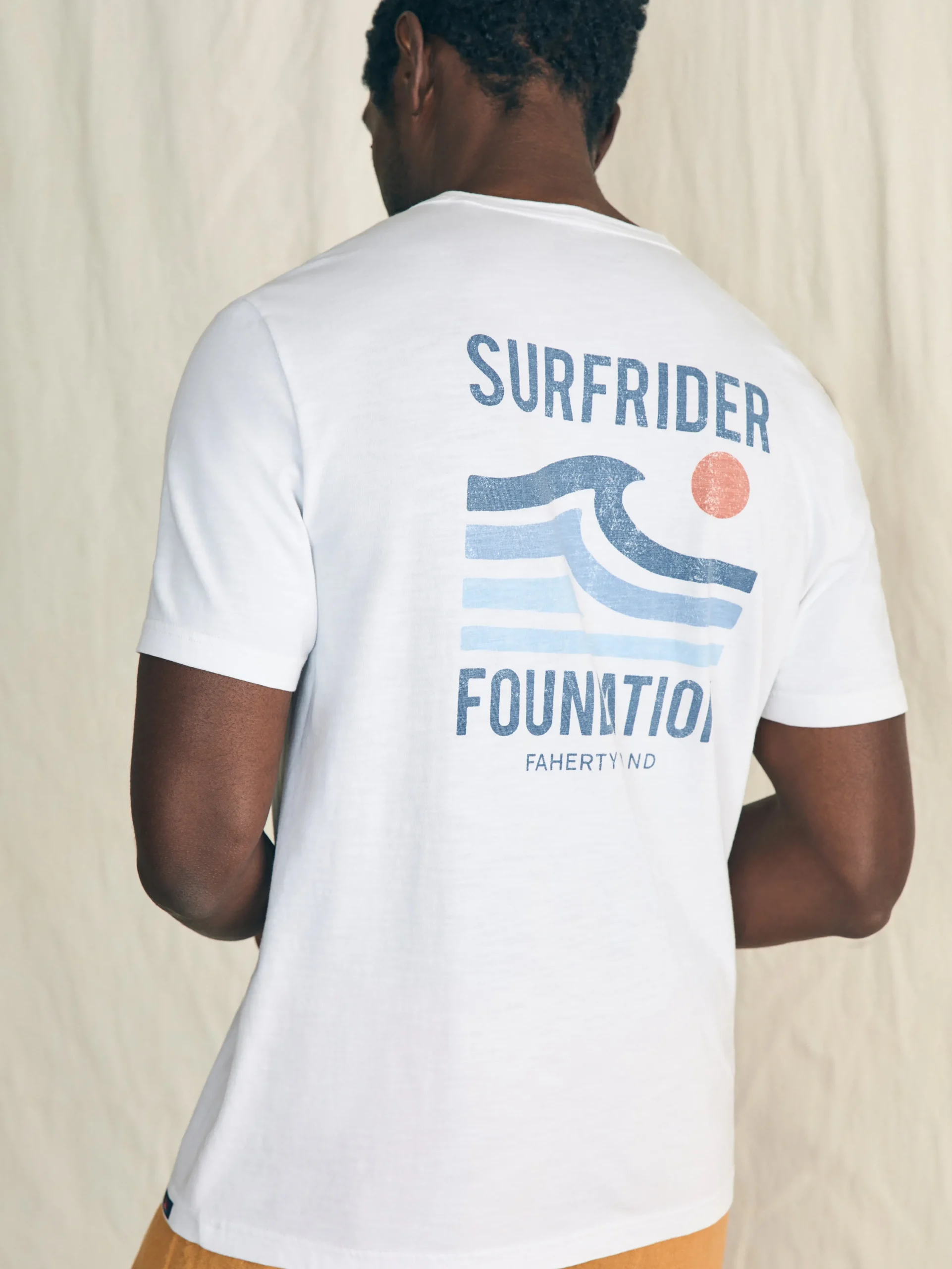 T-Shirts & Henleys^Faherty Brand Short-Sleeve Surfrider Sunwashed Pocket Tee - White