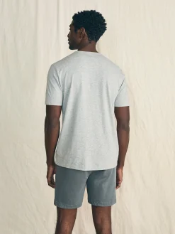 T-Shirts & Henleys^Faherty Brand Short-Sleeve Surfrider Sunwashed Tee - Heather Grey