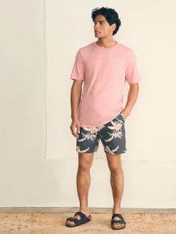 T-Shirts & Henleys^Faherty Brand Short-Sleeve Vintage Chambray Tee - Vintage Rose Heather