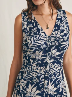 Dresses^Faherty Brand Siena Midi Dress - Navy Canopy Floral