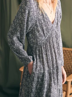 Dresses^Faherty Brand Sirene Dress - Navy Ditsy Floral