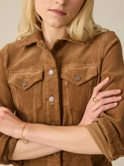 Dresses^Faherty Brand Softstretch Cord Michelle Dress - Cord Brown