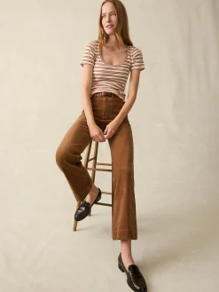 Pants^Faherty Brand Softstretch Cord Patch Pocket Pant - Cord Brown