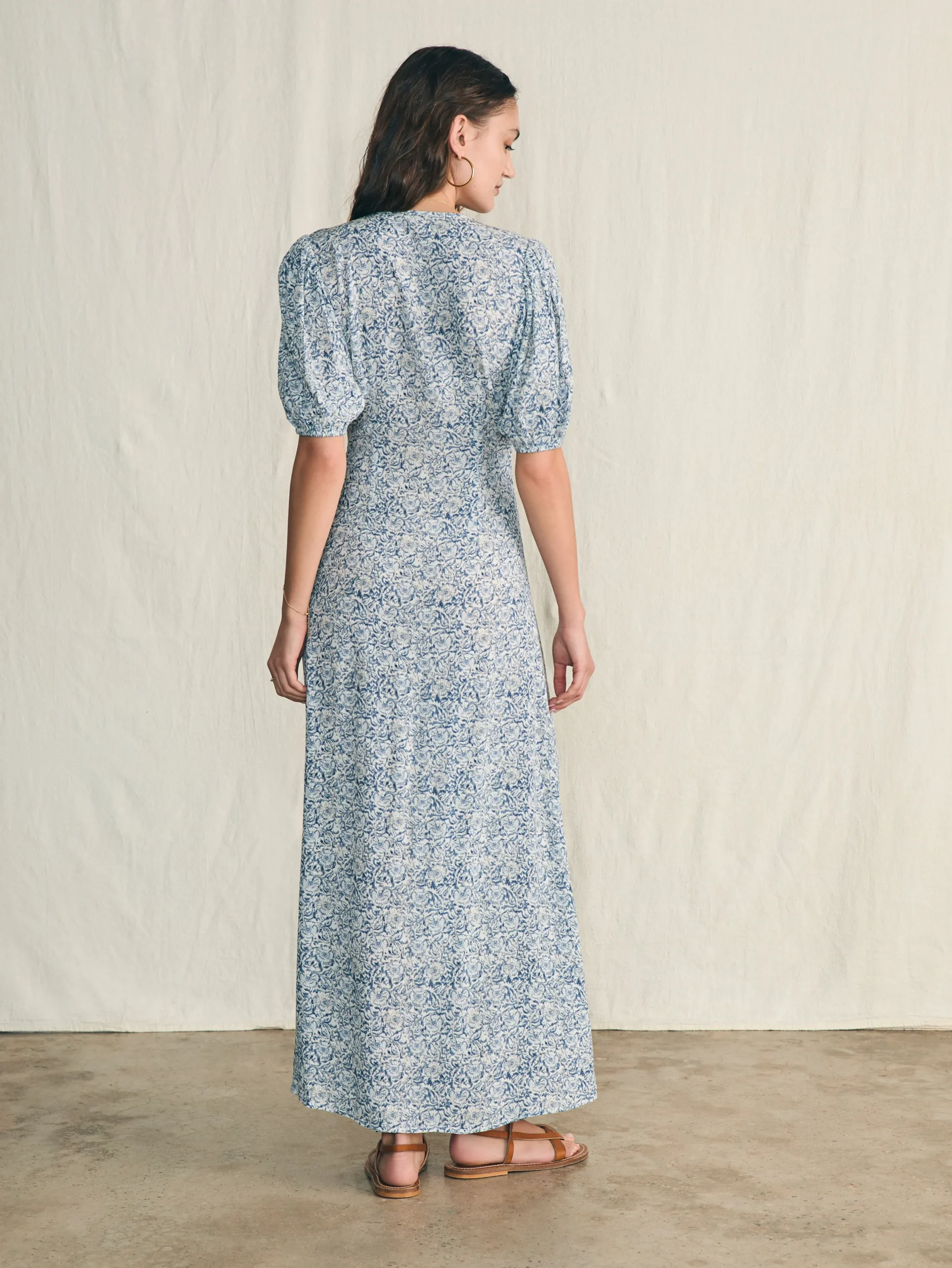 Dresses^Faherty Brand Sorrento Dress - Cream Imma Floral