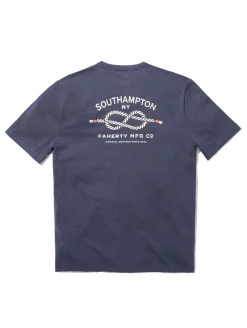 T-Shirts & Henleys^Faherty Brand Southampton Short-Sleeve Crew T-Shirt - Dune Navy