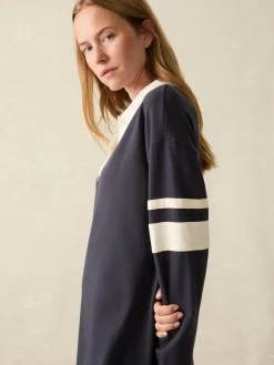 Dresses^Faherty Brand Sport Jersey Polo Dress - Sea Storm