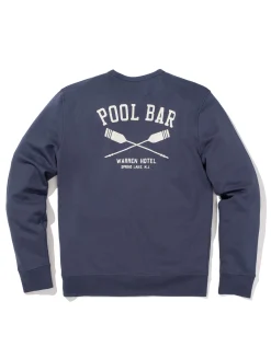 Hoodies & Sweatshirts^Faherty Brand Spring Lake Long-Sleeve Terry Pool Bar Crewneck - Dune Navy