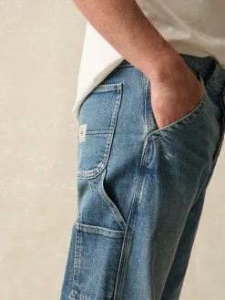 Pants^Faherty Brand Steven Paul Judd Denim Carpenter Pant - Waters Edge Wash