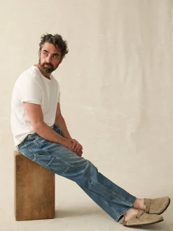 Pants^Faherty Brand Steven Paul Judd Denim Carpenter Pant - Waters Edge Wash