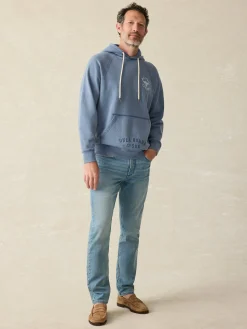Hoodies & Sweatshirts^Faherty Brand Steven Paul Judd Fleece Hoodie - Mautan Blue