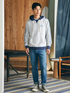 Hoodies & Sweatshirts^Faherty Brand Steven Paul Judd Good Medicine Surf Hoodie - Light Grey Heather