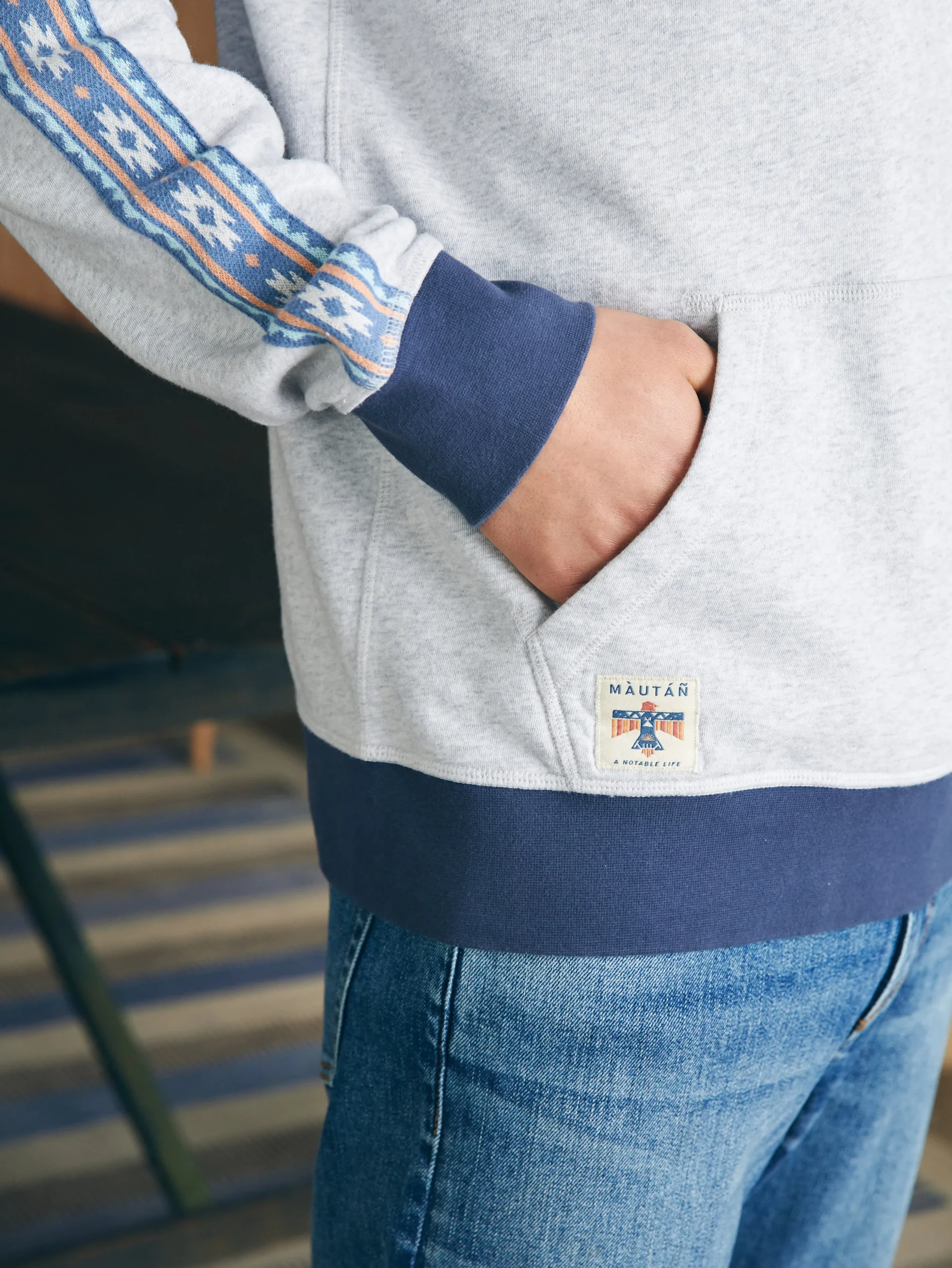 Hoodies & Sweatshirts^Faherty Brand Steven Paul Judd Good Medicine Surf Hoodie - Light Grey Heather