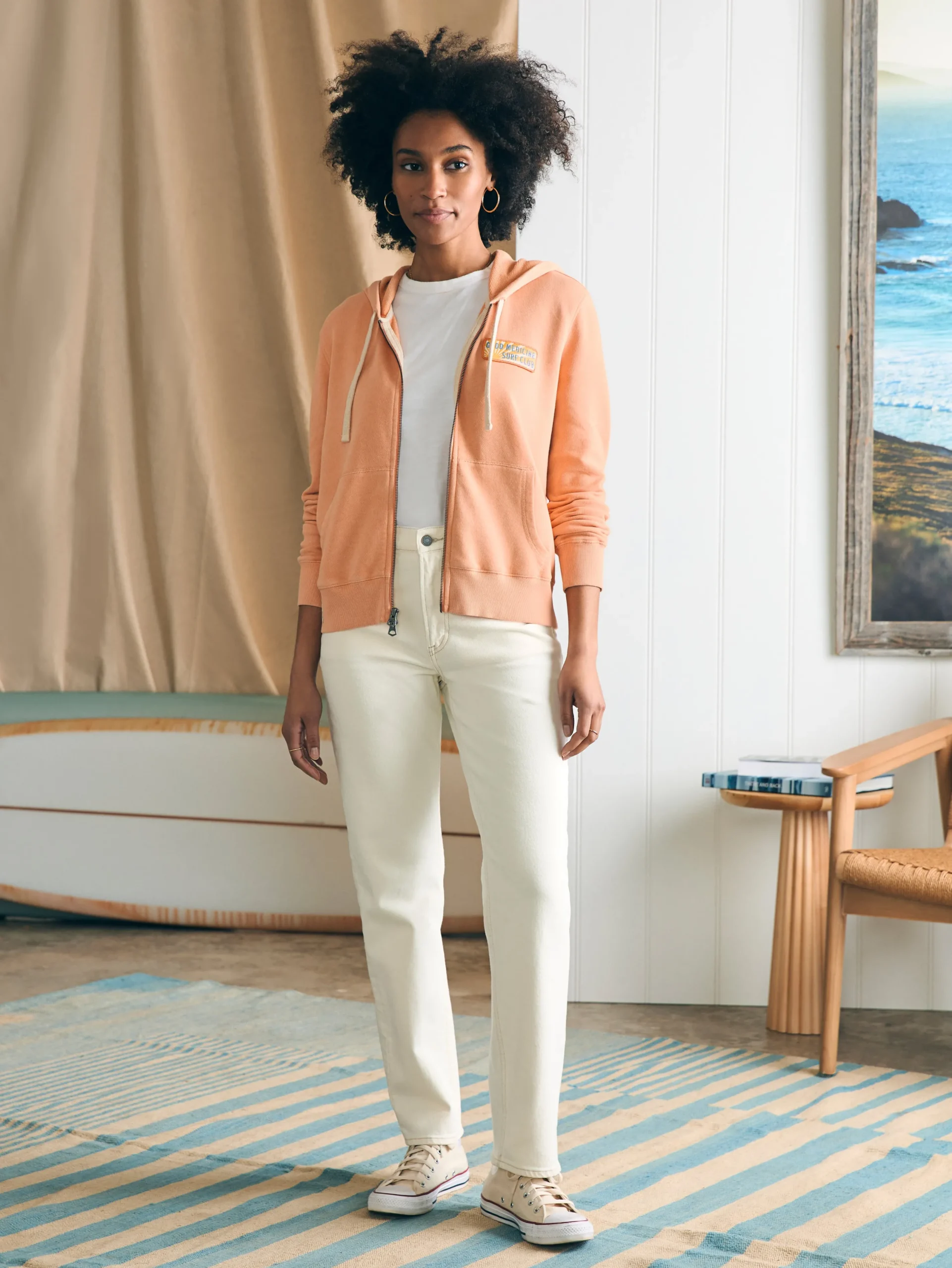 Hoodies & Sweatshirts^Faherty Brand Steven Paul Judd Good Medicine Hoodie - Orange