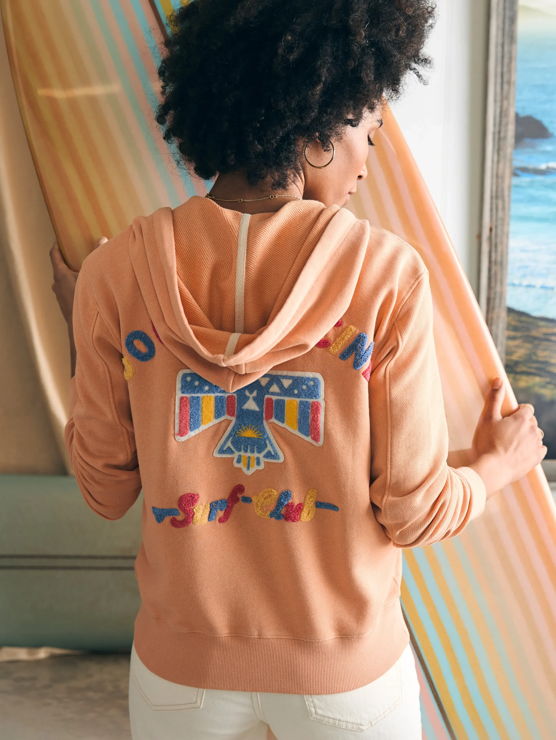 Hoodies & Sweatshirts^Faherty Brand Steven Paul Judd Good Medicine Hoodie - Orange