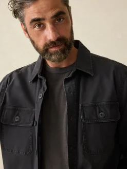 Jackets & Vests^Faherty Brand Stretch Blanket Lined CPO - Washed Black