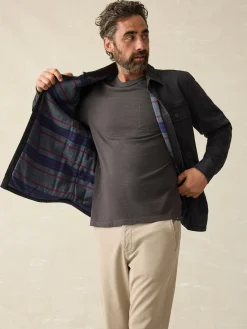 Jackets & Vests^Faherty Brand Stretch Blanket Lined CPO - Washed Black