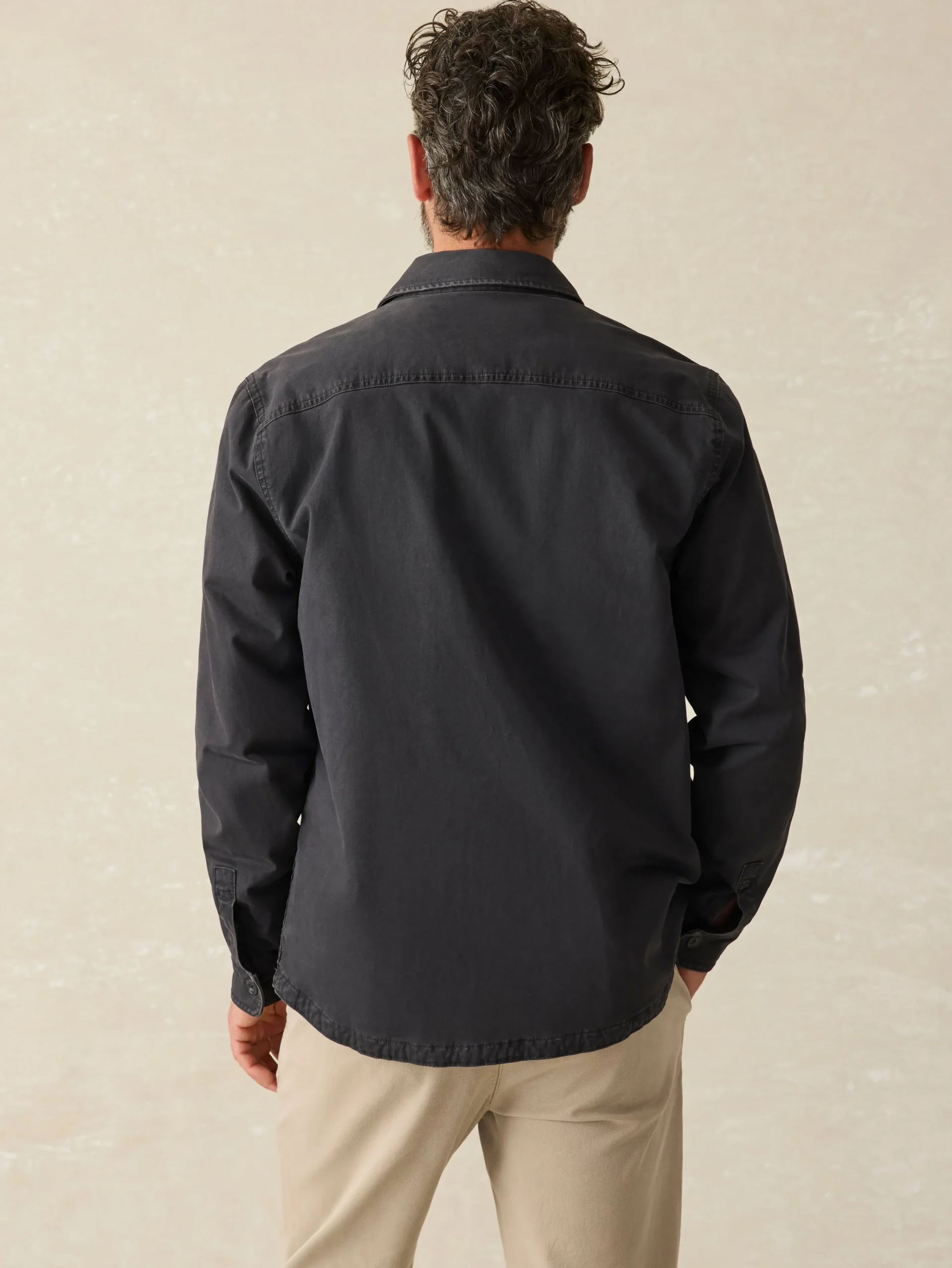 Jackets & Vests^Faherty Brand Stretch Blanket Lined CPO (Tall) - Washed Black