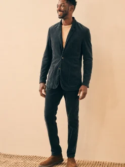 Blazers^Faherty Brand Stretch Corduroy Blazer - Midnight
